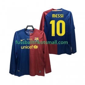 Fußballtrikots FC Barcelona Lionel Messi 10 Champions League 2008 2009 Retro Langarm Heimtrikotsatz kaufen